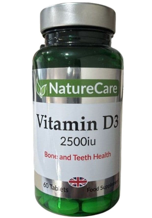 NatureCare Vitamin D3 2500IU Tab 60's