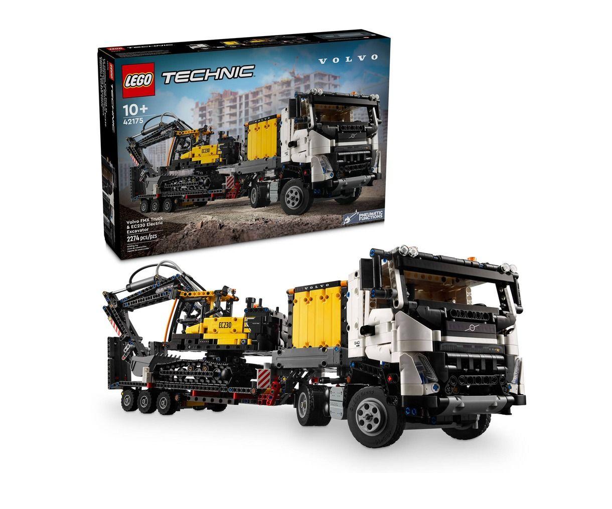 Lego Technic 42175 Volvo Fmx Truck & Ec230 Electric Excavator