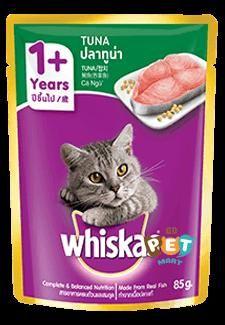 Whiskas Tuna Pouch 85 gm