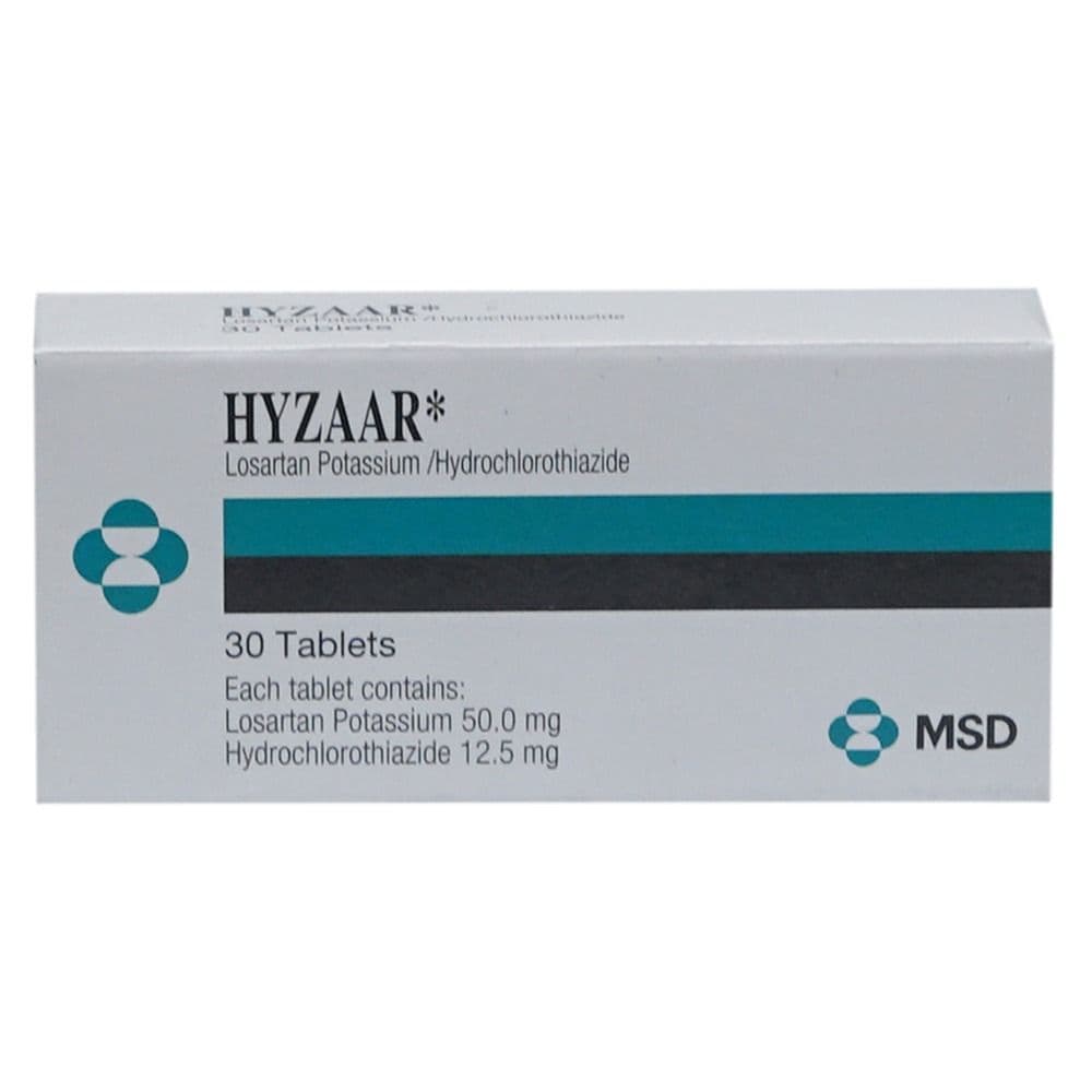 Hyzaar 50 Mg / 12.5 Mg 30 Tablets