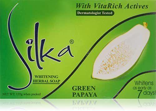 Silka Whitening Herbal Soap Green Papaya 135 Gm