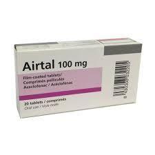 Airtal 100Mg Film Coated 20 Tablets