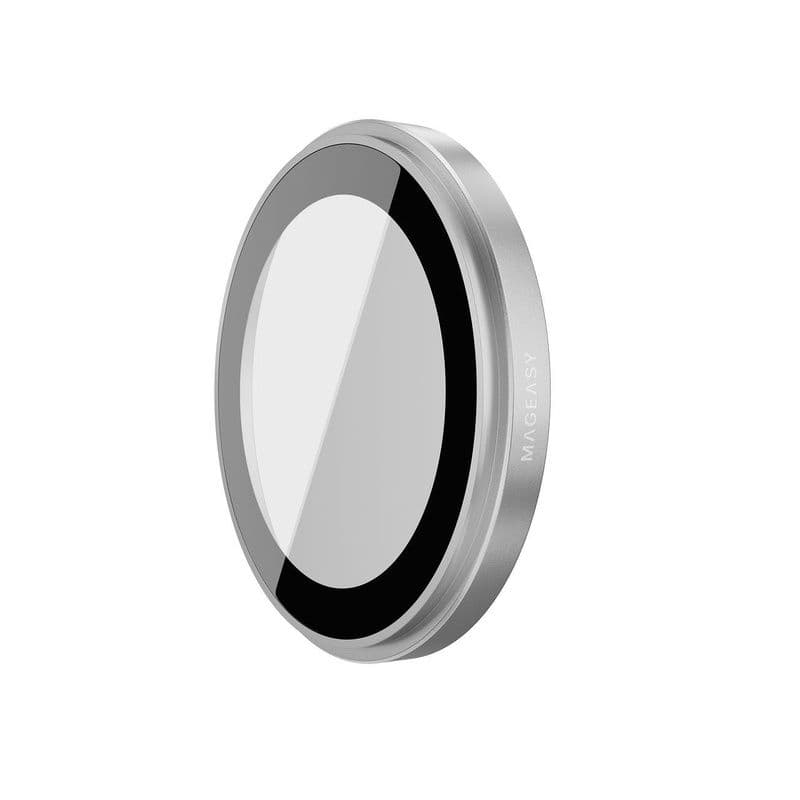 Mageasy Lenz Sapphire Lens Protector For 2024 Iphone 16 6.1/6.7, High Transparency White