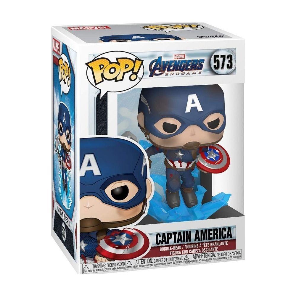 Pop! Marvel: Avengers Endgame - Captain America W/ Broken Shield