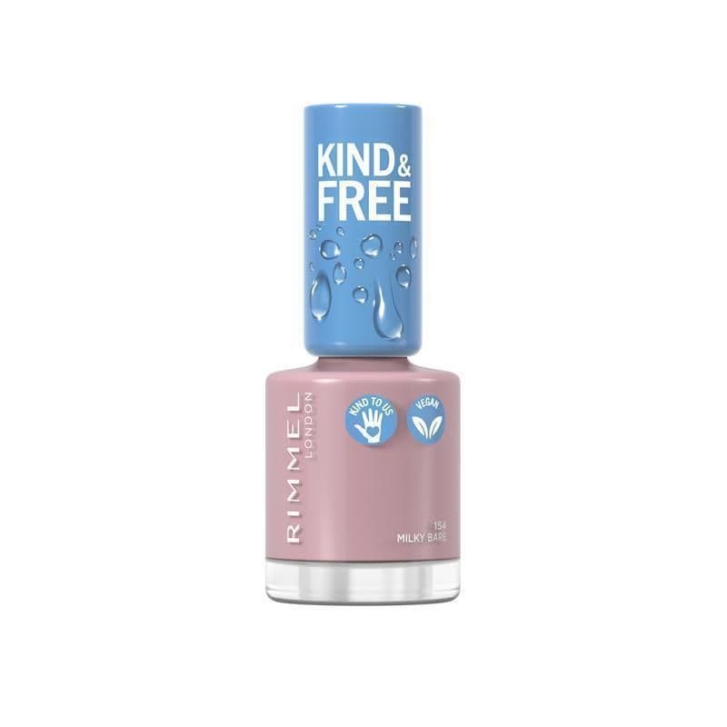 Rimmel London Kind & Free Clean Nail Polish 154 Milky Bare 8 Ml