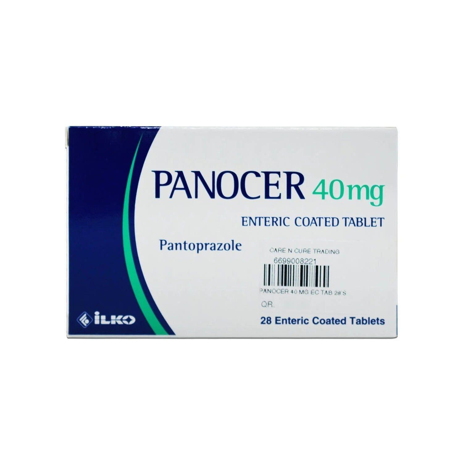 Panocer 40 Mg Tablets 28 Tab