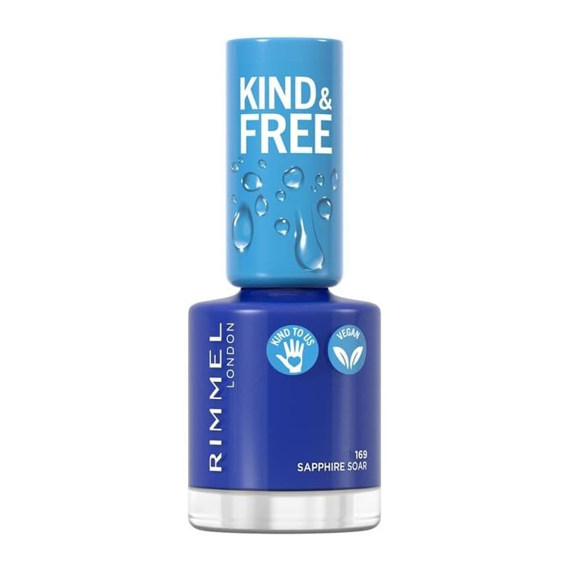 Rimmel London Kind & Free Clean Nail Polish 169 Sapphire Soar 8 Ml