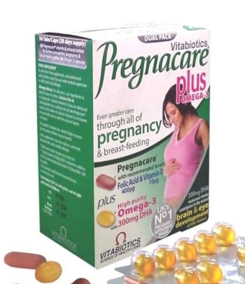 Vitabiotics Pregnacare Plus Omega-3 Dual Pack Cap 56's