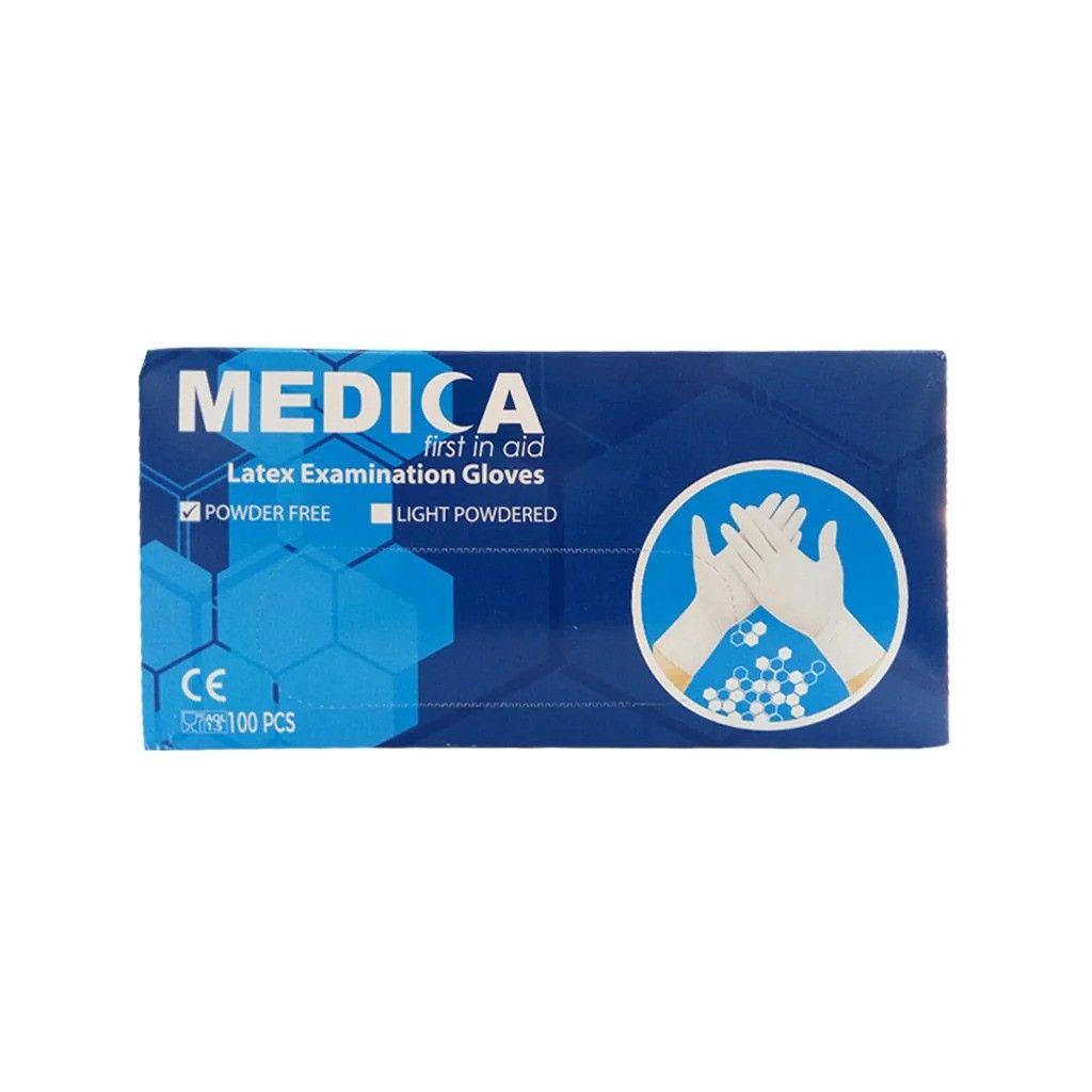 Medica Latex Gloves Pf (S) 100S