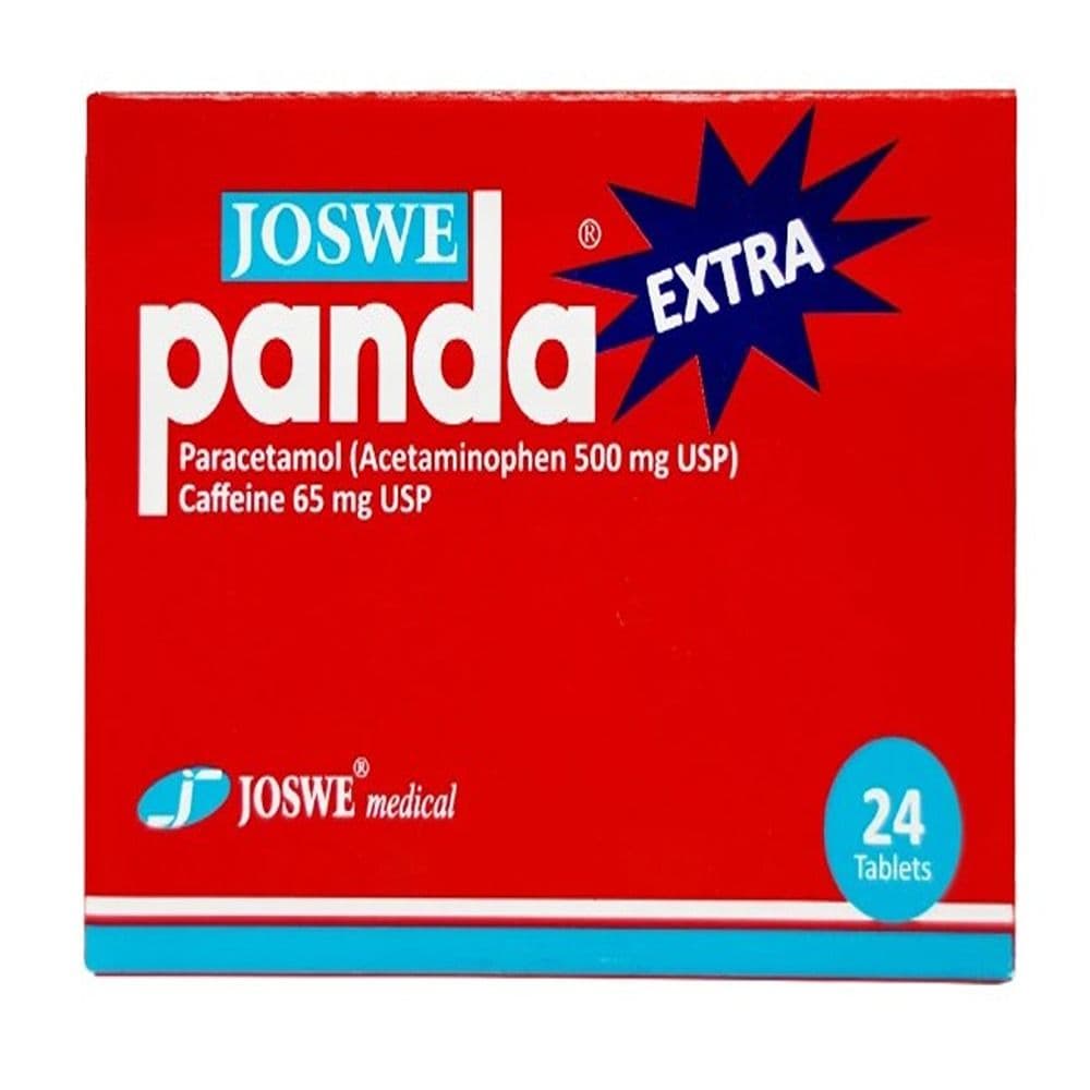 Panda Extra 500mg Caplets 24's