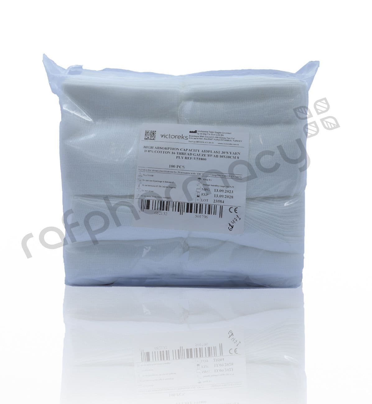 Aidplast Cotton Gauze Swab (10 x 10 cm, 8 Ply) (#V51800, #21237)