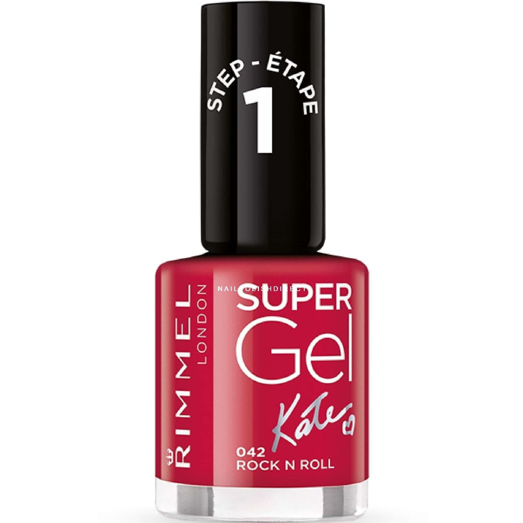 Rimmel London Super Gel Nail Polish 042 Rock N Roll 12 Ml