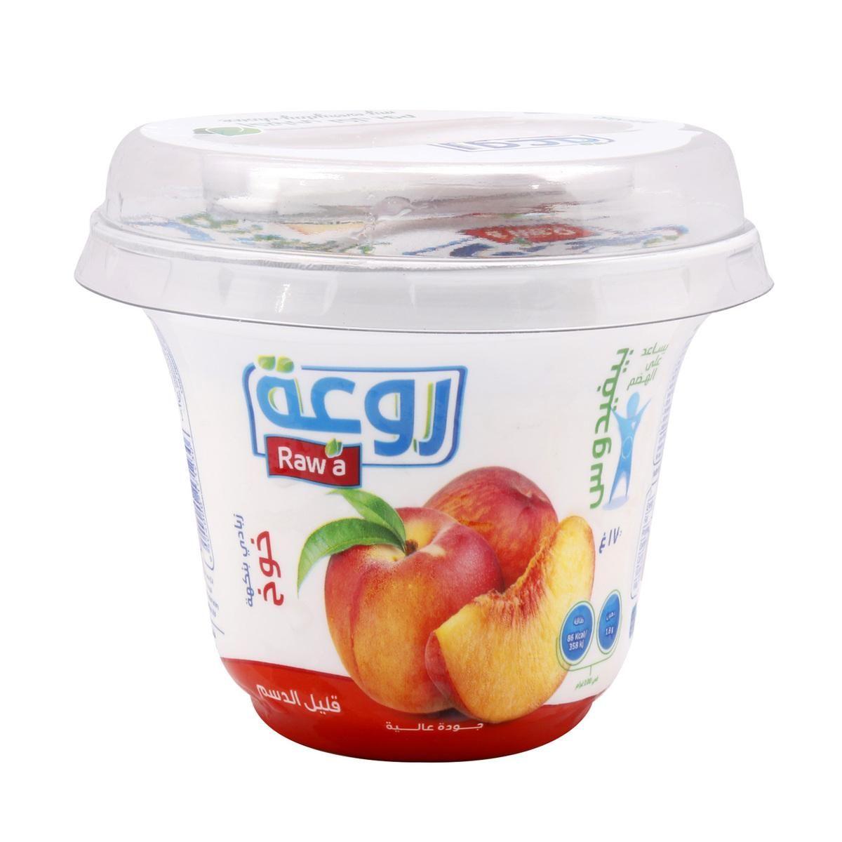 RAWA PEACH YOGHURT 170G