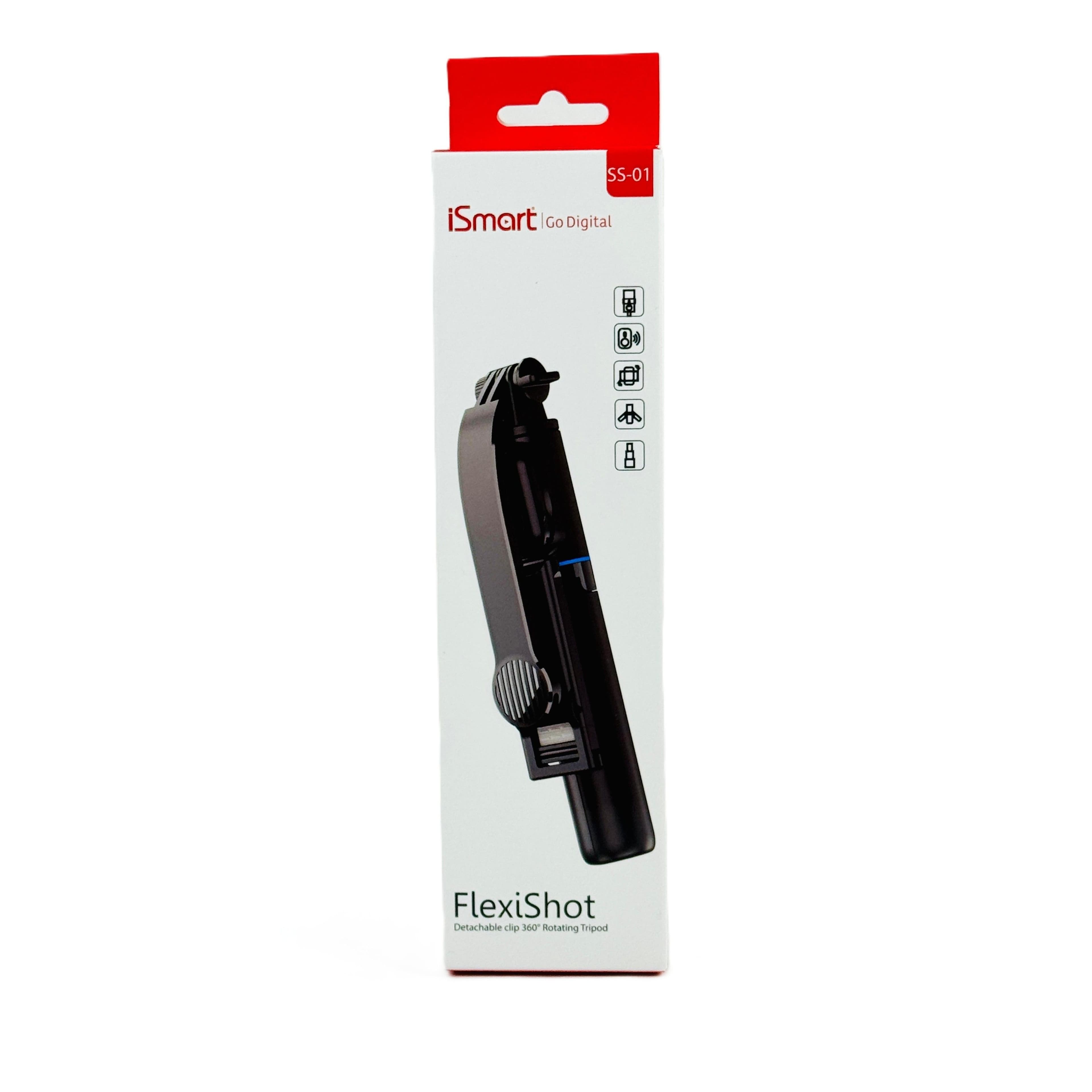 Ismart Flexishot Detachable Clip 360 Rotating Tripod Ss-01 No.17761