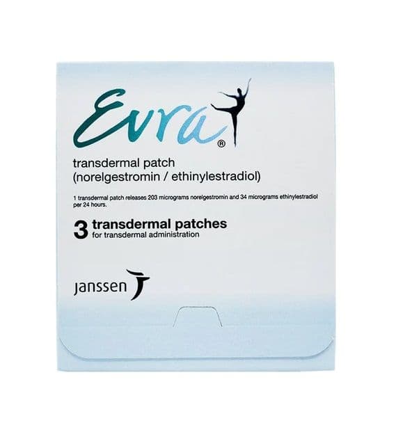 Evra Transdermal Patches 3 Pieces