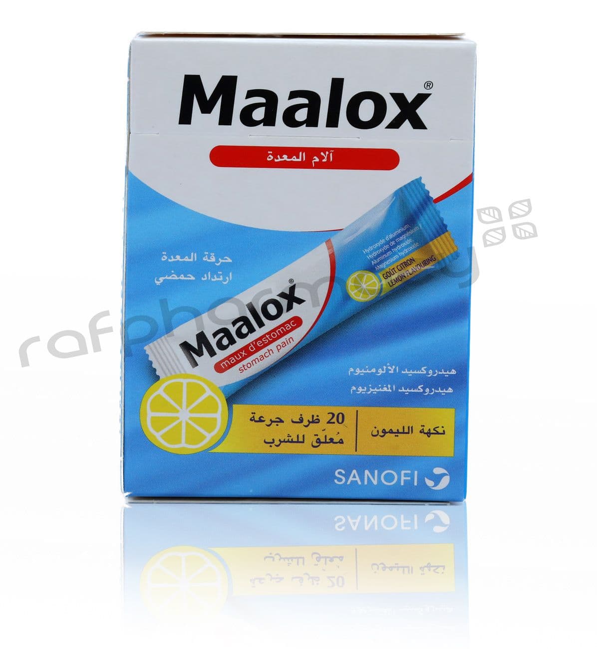 Maalox Susp.Sach Lemon 20X1 20'S