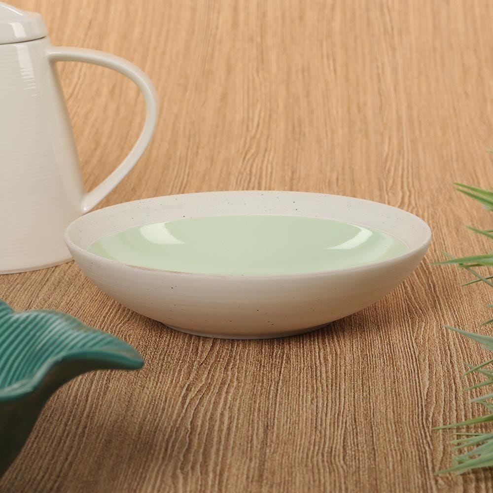 Pastel & Trend Soup Plate, Green Â€“ 19 Cms