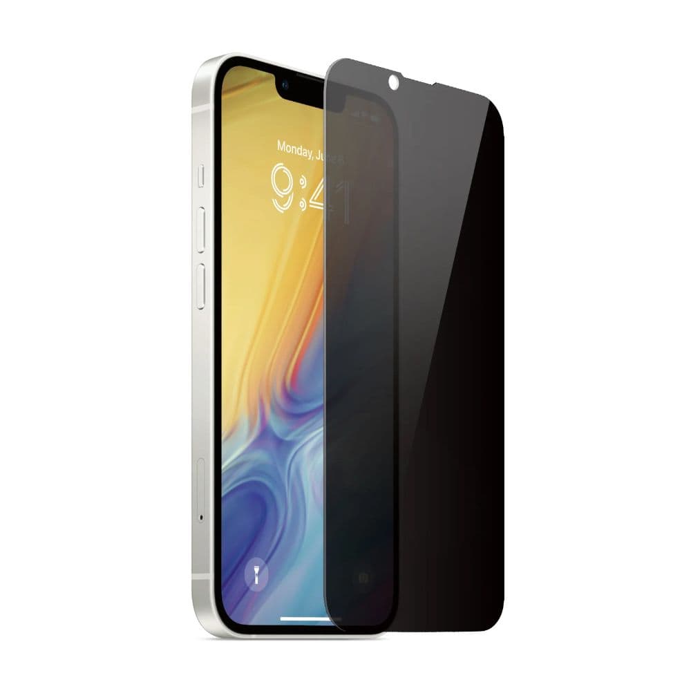 Bodyguardz Iphone 13 Pro Max 10X Silicon Edgetempered Privacy Glass Screen Protector