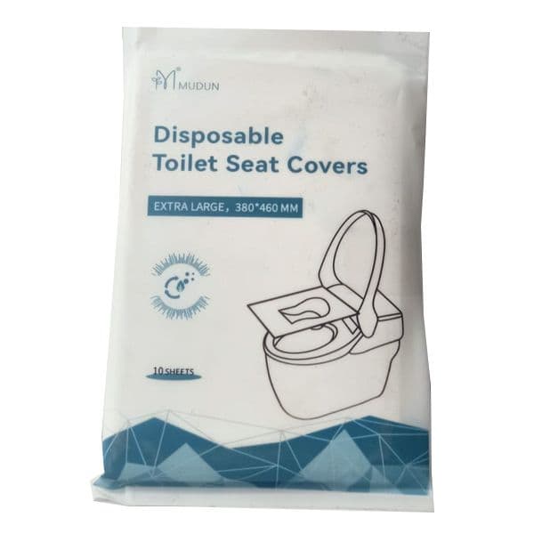 Mudun Disposable Toilet Seat Cover Extra Large 10 Sheet No.12843