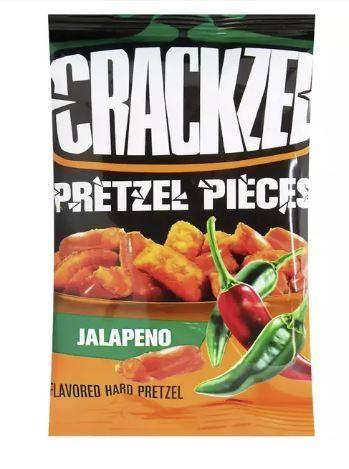 Crackzel Flavoured Pretzel Pieces Jalapeno 85gm