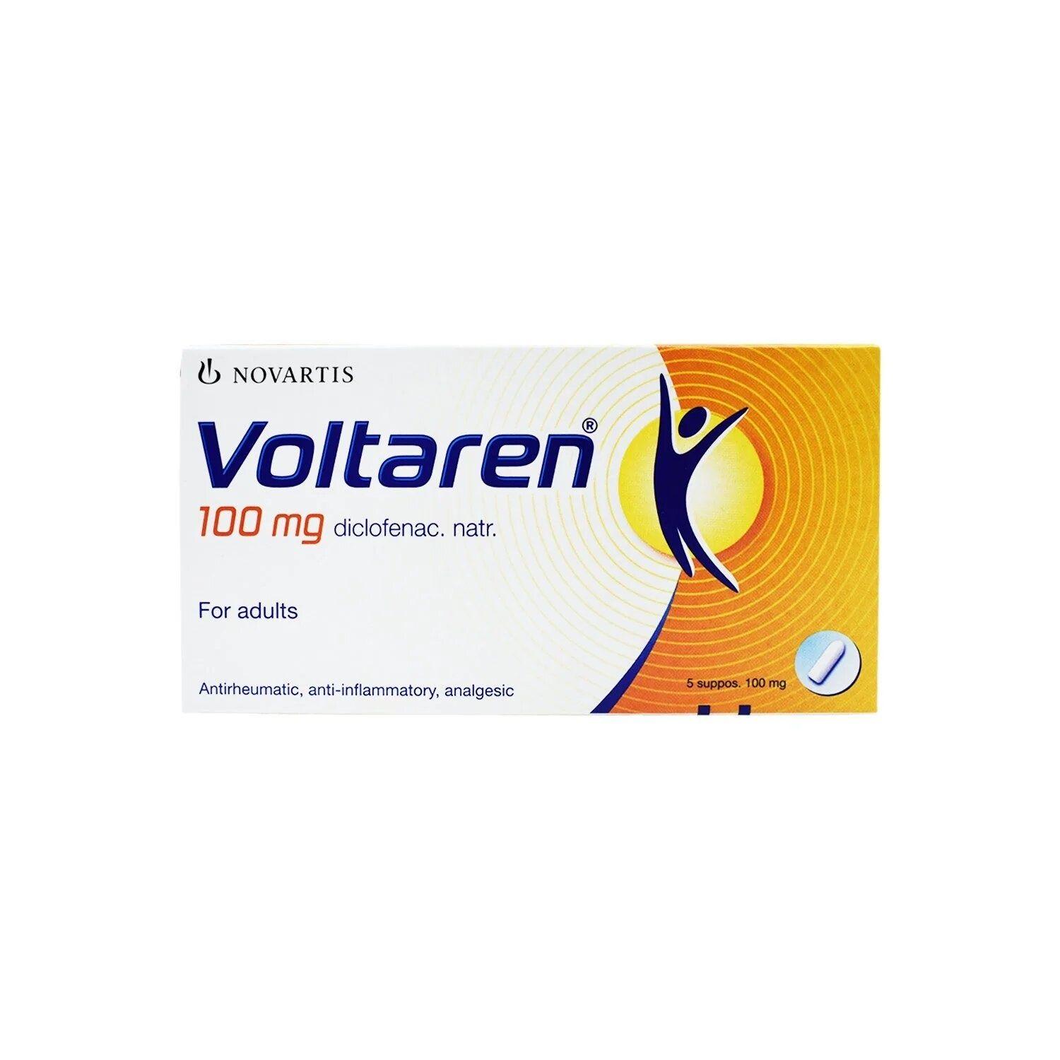 Voltaren 100Mg Supp 5'S