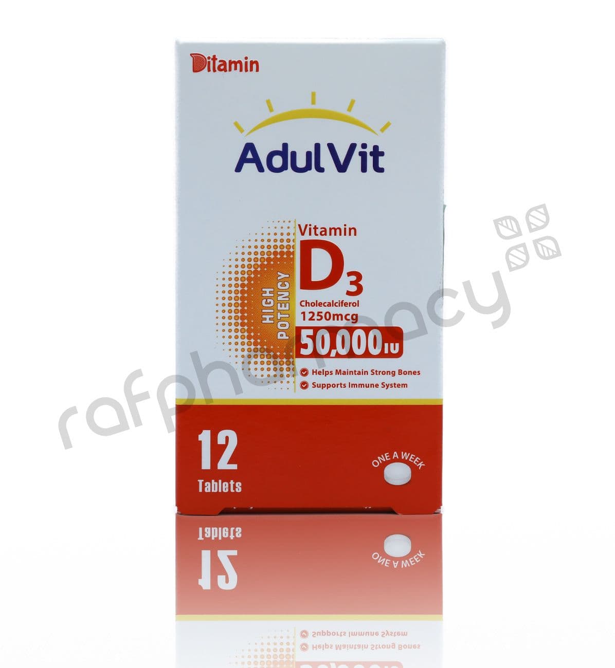 Ditamin Vitamin D3 50.000 Tab 12'S