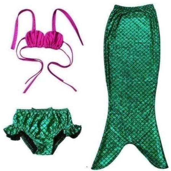 Kl - Mermaid Green Costume (150Cm)