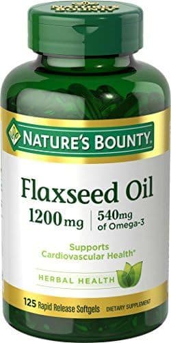 Nature S Bounty Flaxseed Oil 1200 Mg Cap 125 S