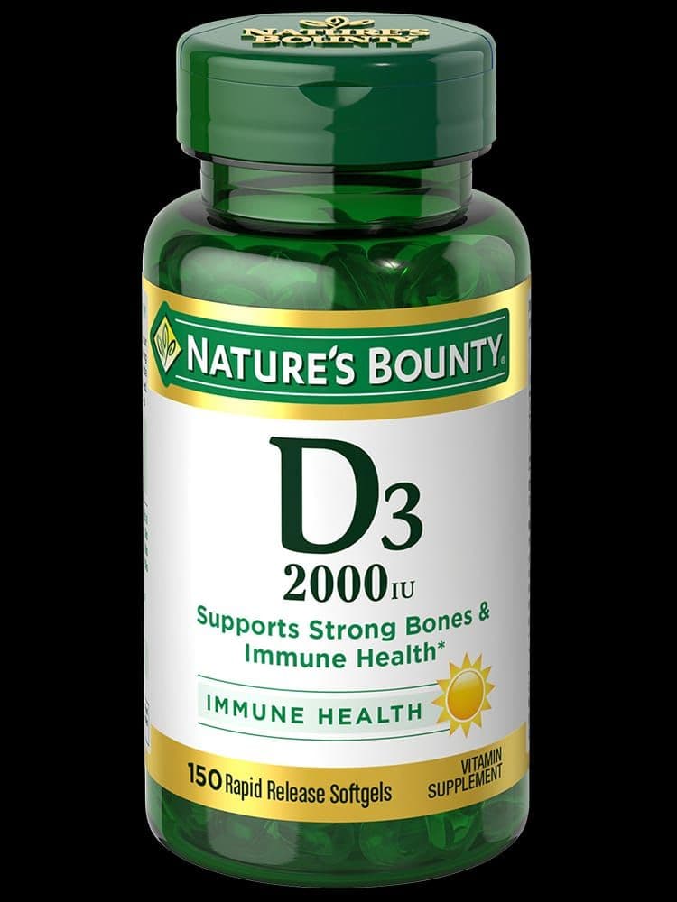 Nature S Bounty Vitamin D 3 2000 Iu Cap 150 S