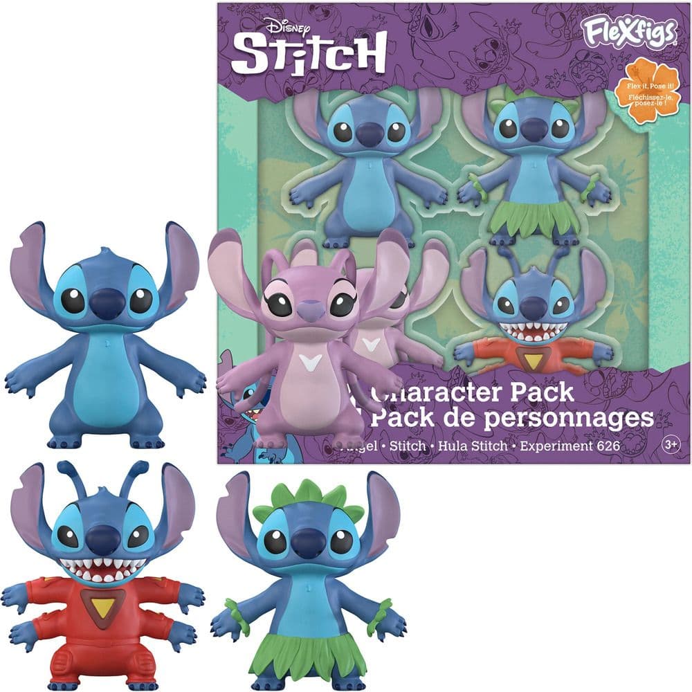 Flexfigs Stitch 4 Pack Assorted