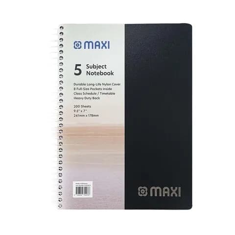 Maxi Subject Notebook 200 Sheets