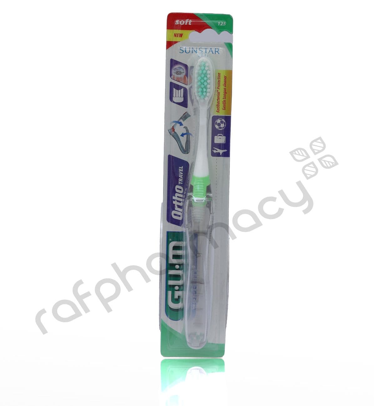 Gum 125 millimeter Orthodontic Travel Toothbrush 1's