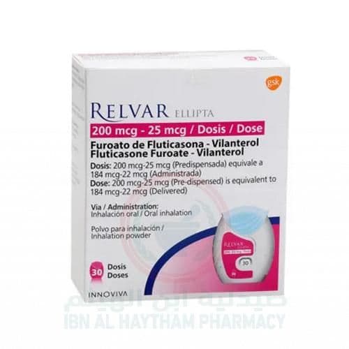 Relvar 200/25Mg Puff 30'S