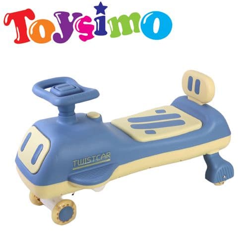 Blue Airplane Plasma Swing Car