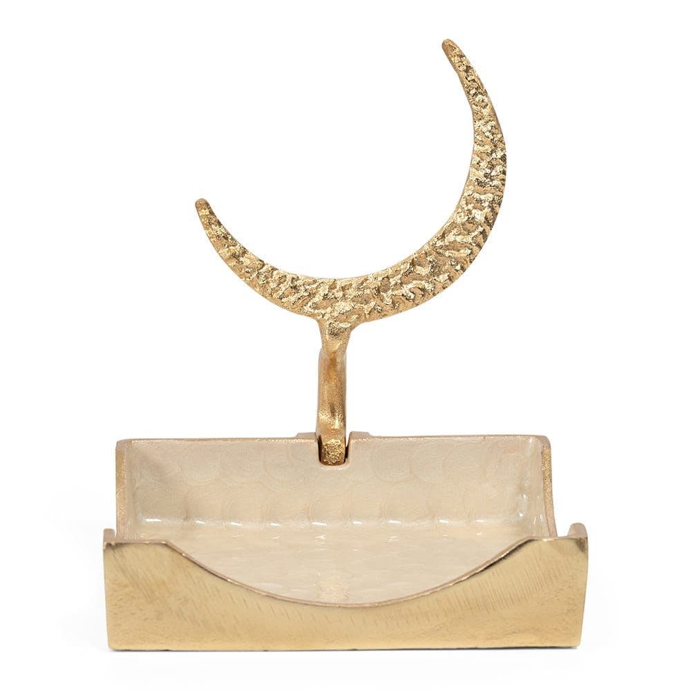 Rabiya Napkin Holder, Gold - 17X4 Cm