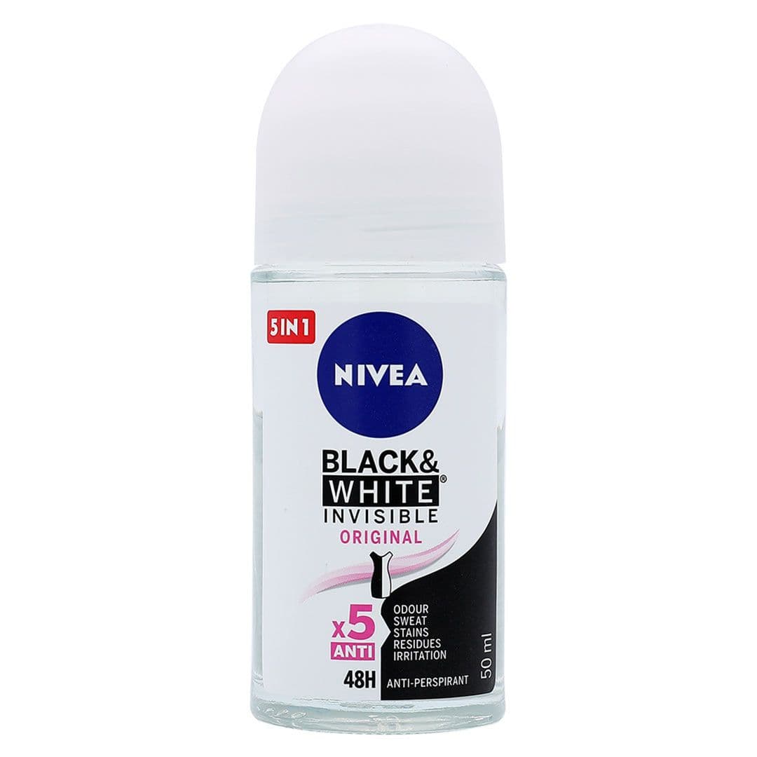 Nivea Deo Roll On Female Black & White 50Ml 