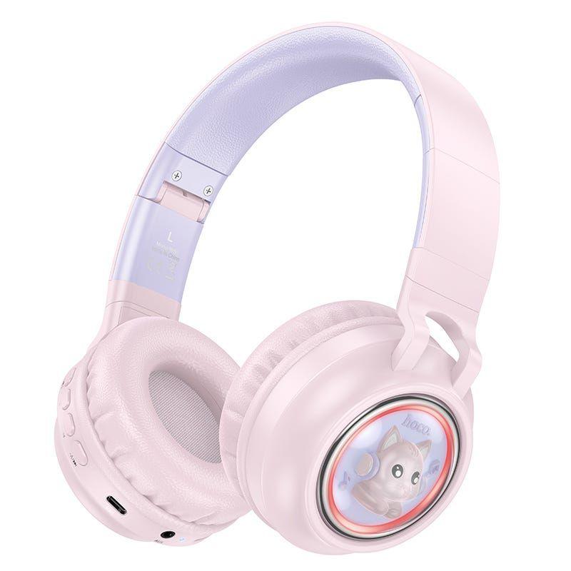 Hoco W50 Cute Fun Bt Headphones Pink