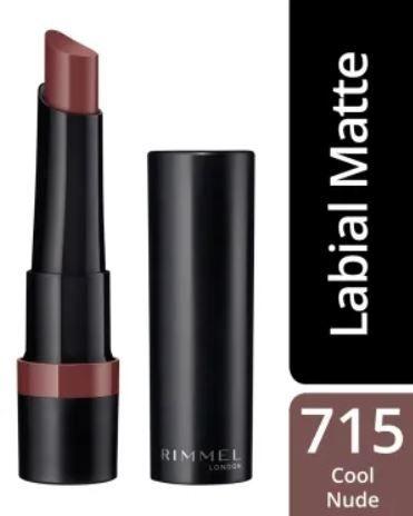 Rimmel London Lasting Finish Soft Matte Lipstick 715 Cool Nude