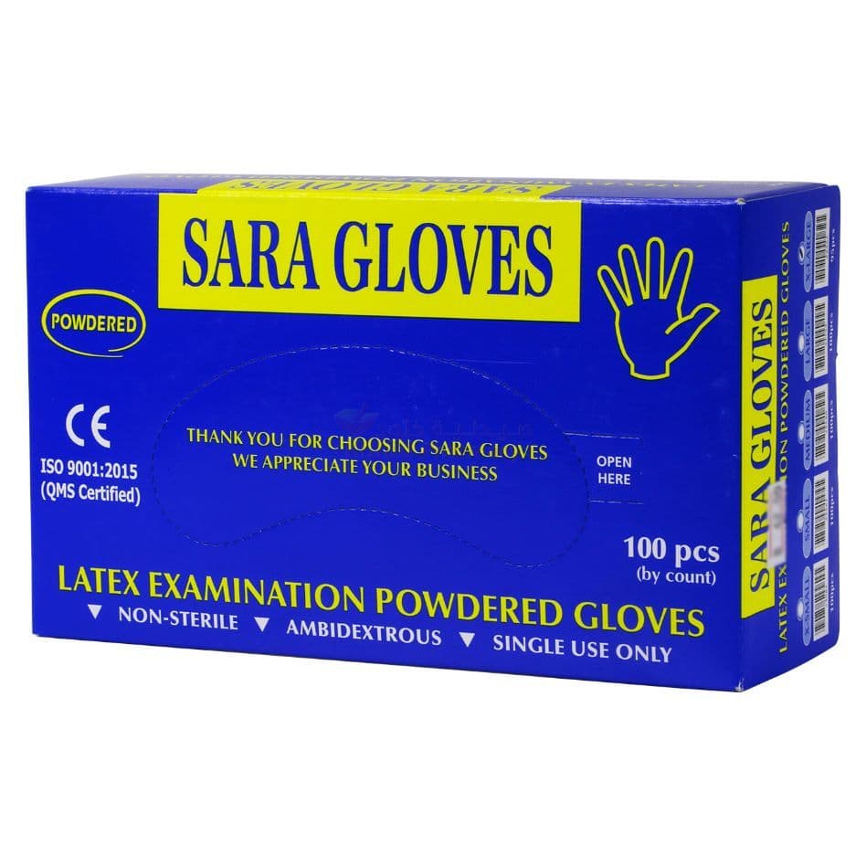 Latex With Powder X Large Gloves  100 PC