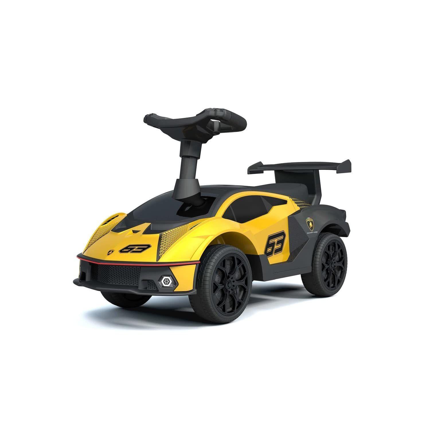 Moon Lamborghini Essenza Scv12 Ride On Toy Car (Yellow)