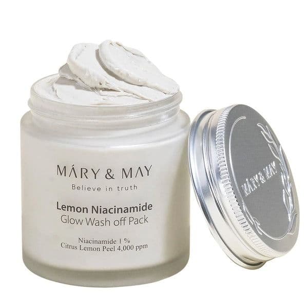 Mary&May, Lemon Niacinamide Glow Wash Off Pack 125G