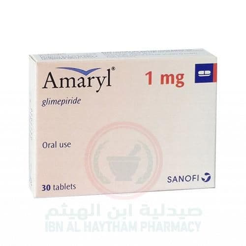 Amaryl 1Mg Tablets 30'S