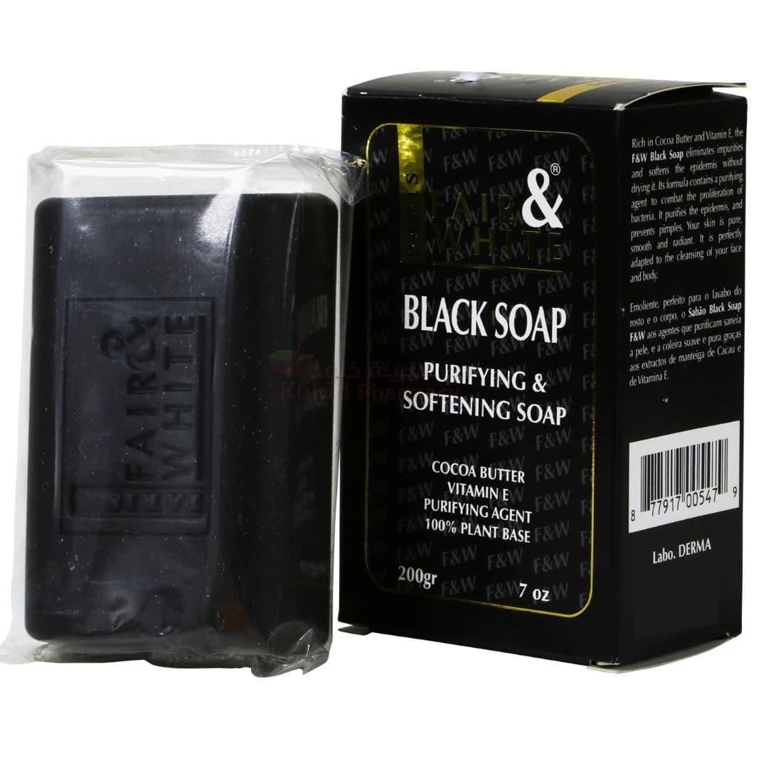 Fair And White Black Soap  200 GM