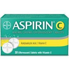 Aspirin C Eff. Tab 1X10'S