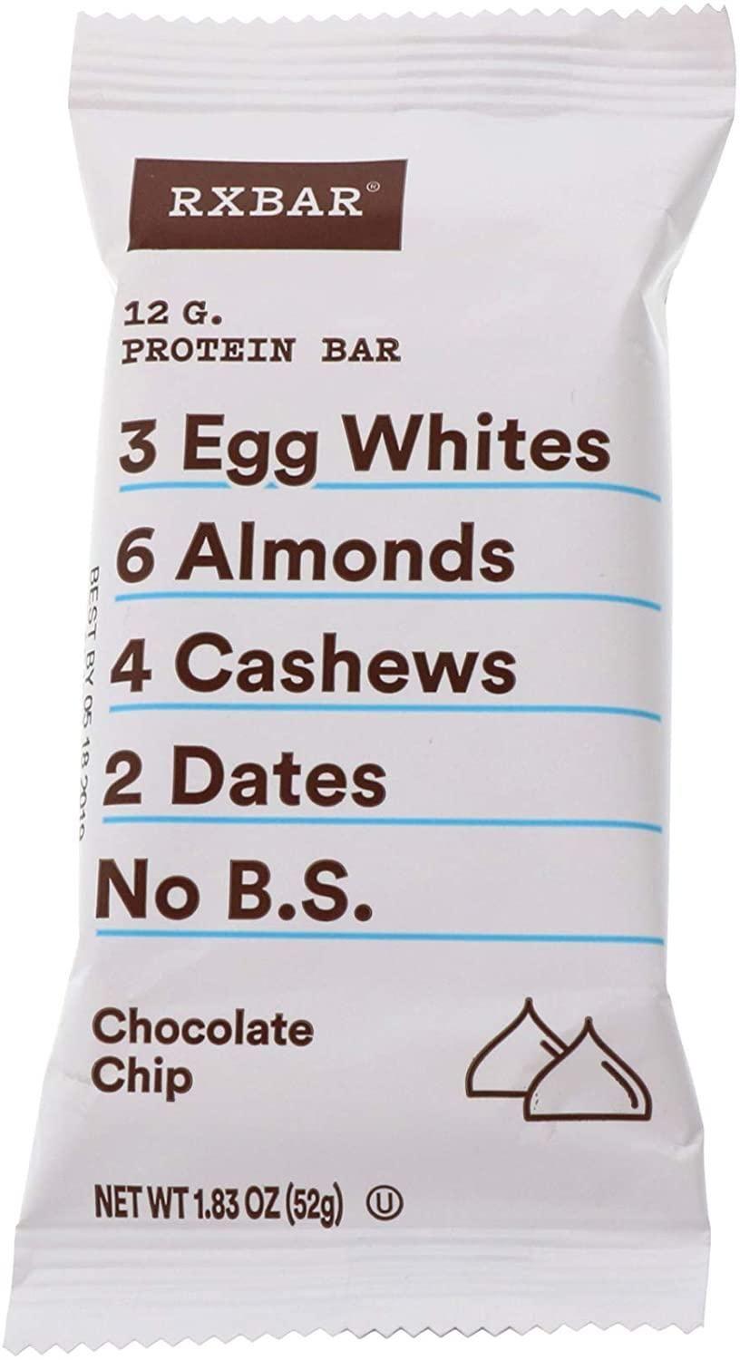 RXBAR, Chocolate Chip, Protein Bar