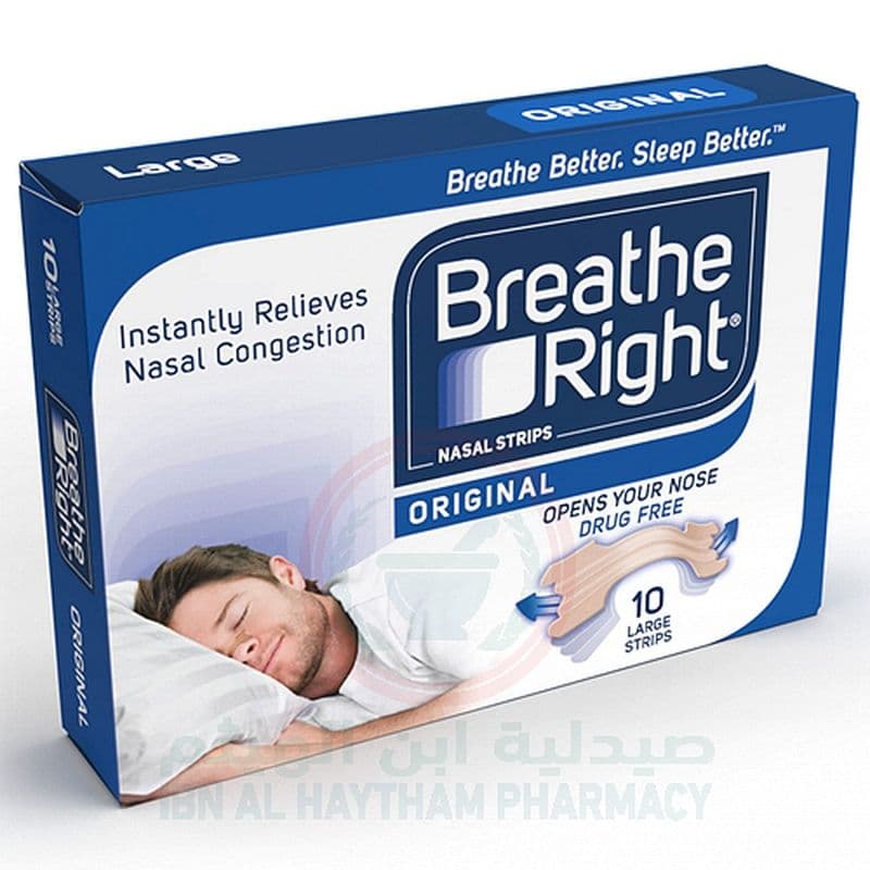 Breath Right Nasal Strips 10'S