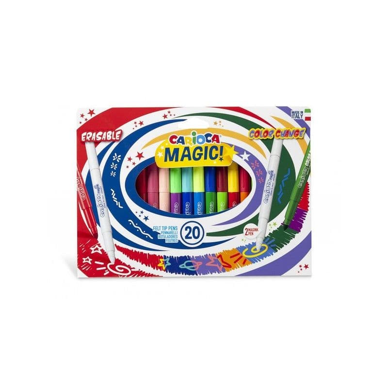 Carioca Magic Markers 20Pcs Felt Tip Pens