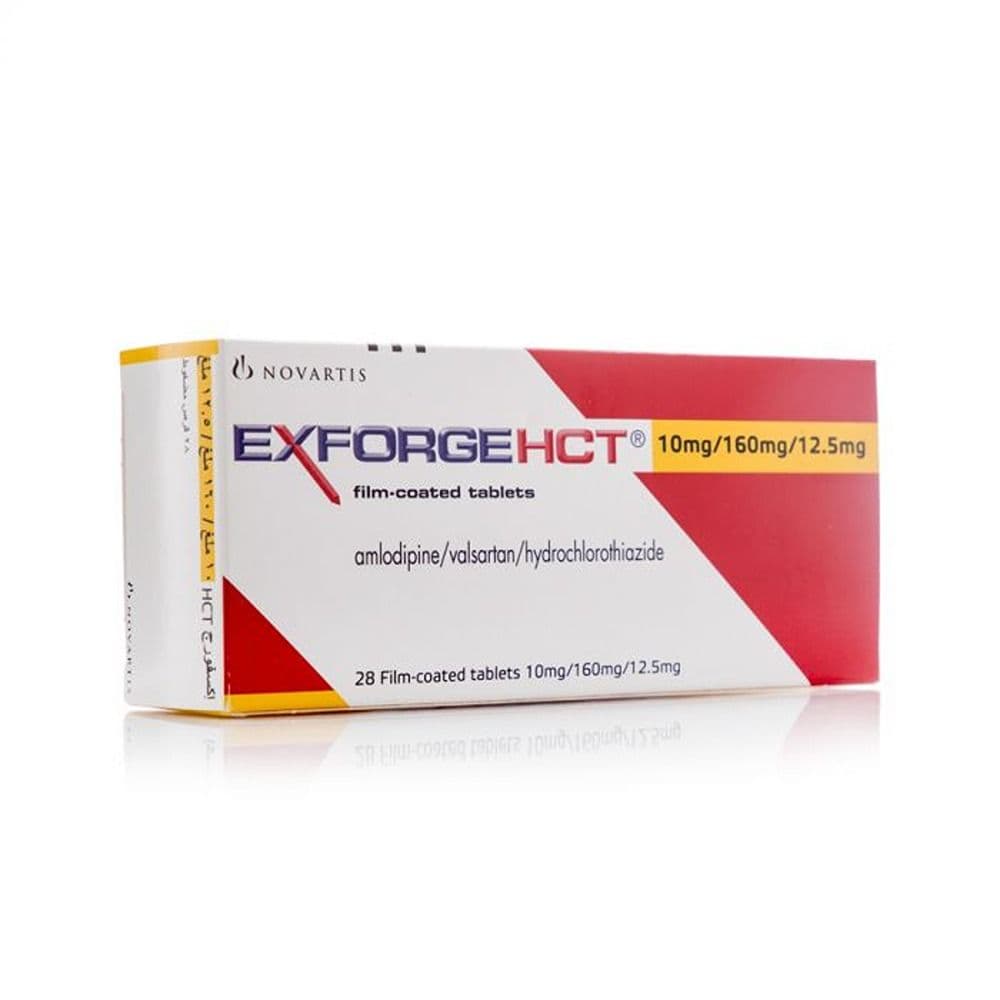 Exforge Hct 10Mg/160Mg/12.5Mg 28 Tablets