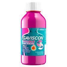 Gaviscon Double Action Mint Flavour Syrup 300Ml