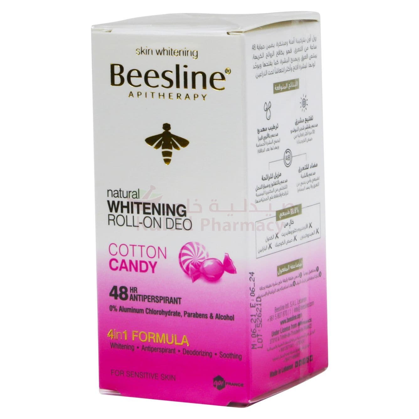 Beesline Whitening Cotton Candy Deo Roll  50 ML